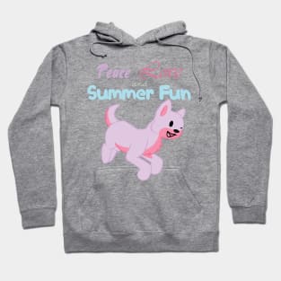 Peace Love and Summer Fun Hoodie